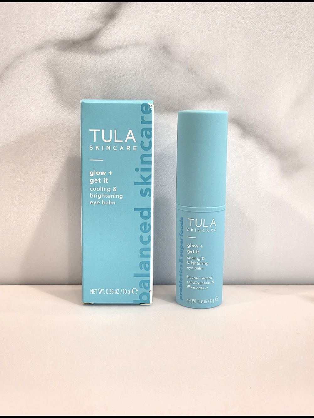 Tula Skincare Glow + Get It Cooling & Brightening Eye Balm 10g - NIB  Retail $38